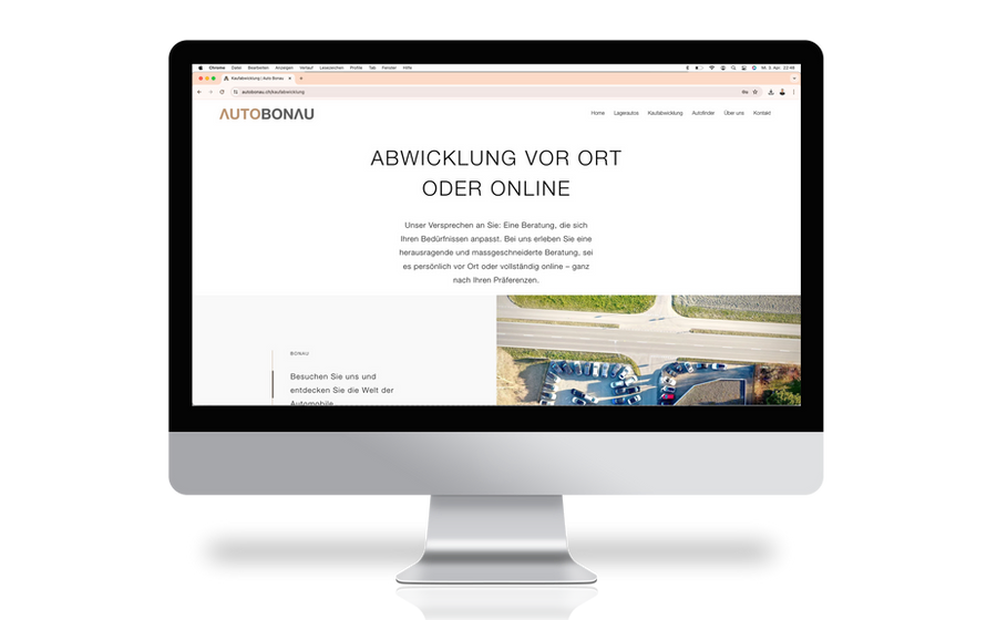 Abwicklung vor Ort oder online bei Auto Bonau